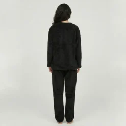 LULU CASTAGNETTE Pyjama assorti lulu-femme-ah2025-26-002 Femme NOIR