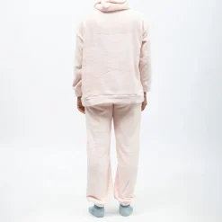 LULU CASTAGNETTE Pyjama polaire à capuche avec broderie Femme ROSE CLAIR Sale