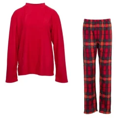 TORRENTE Pyjama polaire motif tartan Femme ROUGE Clearance