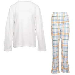 TORRENTE Pyjama polaire motif tartan Femme BLANC Sale
