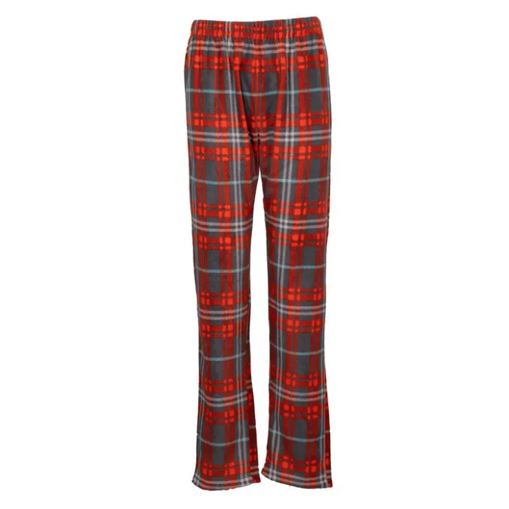 TORRENTE Pyjama polaire motif tartan Femme GRIS Sale
