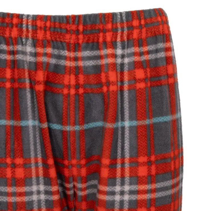 TORRENTE Pyjama polaire motif tartan Femme GRIS Sale