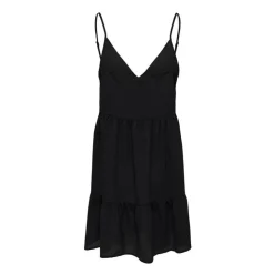 ONLY Robe à bretelles courte fluide Femme NOIR Best