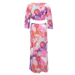 ANTIK BATIK Robe à fleurs bahia décolleté dos nu Femme ROSE Hot