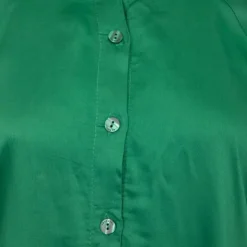 IMPERIAL Robe chemise satinée dos nu Femme VERT Discount