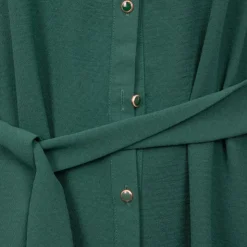 LA PETITE ETOILE Robe col V Rea manches longues Femme VERT Sale