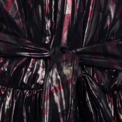 HOLLY AND JOEY Robe courte brillante madisson lurex à nouer Femme CUIVRE Hot