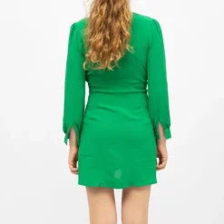 LA PETITE ETOILE Robe courte effet croisé rachel Femme VERT