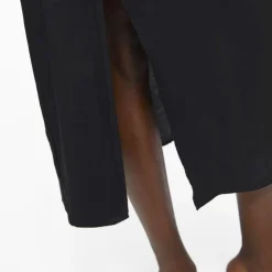 OBJECT Robe de soirée maxi e manches longues avec fente Femme NOIR Best