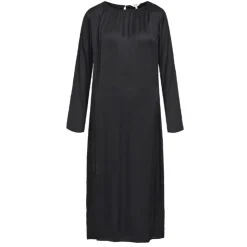 OBJECT Robe de soirée maxi e manches longues avec fente Femme NOIR Best