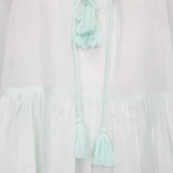 ANTIK BATIK Robe hita manches longues à nouer couleur clair Femme VERT CLAIR Hot