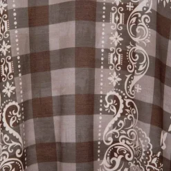 HOLLY AND JOEY Robe kiki à carreaux avec imprimé Femme KAKI Discount