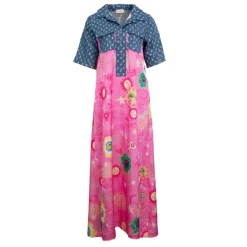 HOLLY AND JOEY Robe longue à fleurs didi jean avec pois Femme ROSE Online