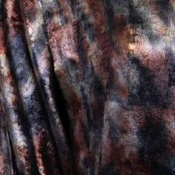 HOLLY AND JOEY Robe longue brillante noemie col cheminée Femme CUIVRE New