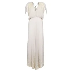 HOLLY AND JOEY Robe longue décolletée avc fils dé dos nu Femme OR