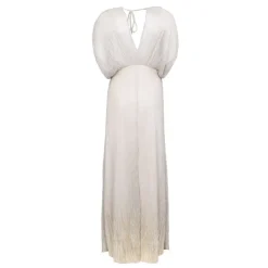 HOLLY AND JOEY Robe longue décolletée avc fils dé dos nu Femme OR