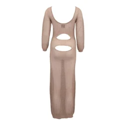 ANTIK BATIK Robe longue de plage à crochet shany dos nu Femme BEIGE Sale