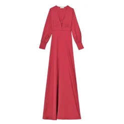 LA PETITE ETOILE Robe longue hevanna col V Femme ROSE Outlet