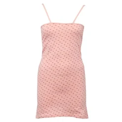 BILL TORNADE Robe nuisette stretch douce motif petites fleurs Femme ORANGE CLAIR New