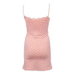 BILL TORNADE Robe nuisette stretch douce motif petites fleurs Femme ORANGE CLAIR New