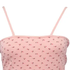 BILL TORNADE Robe nuisette stretch douce motif petites fleurs Femme ORANGE CLAIR New