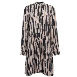 IMPERIAL Robe orange imprimé plantes colorées Femme BEIGE Online