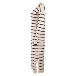 TOMMY HILFIGER Robe polo longue à rayures Femme BEIGE Outlet