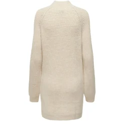 ONLY Robe pull col montant perles Femme BLANC Discount