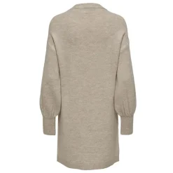 ONLY Robe pull Jada en maille à col rond Femme BEIGE New