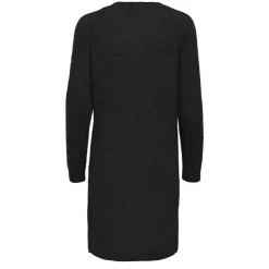 ONLY Robe pull Sallie en maille à col rond Femme NOIR Hot