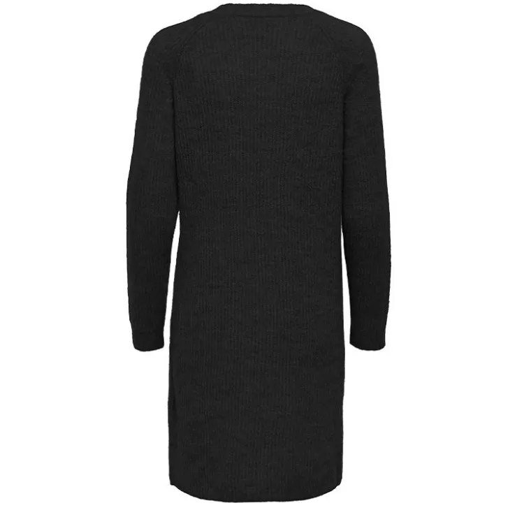 ONLY Robe pull Sallie en maille à col rond Femme NOIR Hot