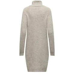 ONLY Robe pull Silly col roulé à manches longues Femme BEIGE Outlet