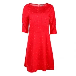 BEST MOUNTAIN Robe RB S1903F imprimé étoile Femme ROUGE Best