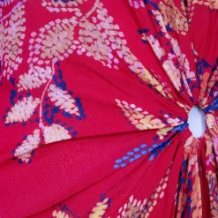 LA PETITE ETOILE Robe longue Riberra fleurie Femme ROUGE Clearance