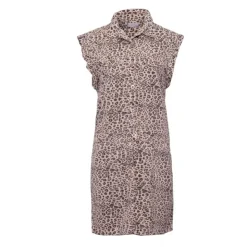 JOSEPH 'IN Robe sally aop leopard creamy js23-314-03 Femme BEIGE Discount