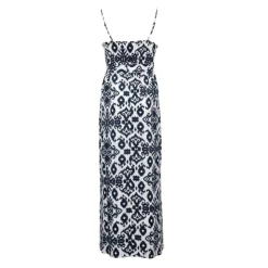 VERO MODA Robe sans manches avec ceinture décolleté V motif éthnique Femme BLEU FONCE Hot