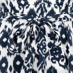 VERO MODA Robe sans manches avec ceinture décolleté V motif éthnique Femme BLEU FONCE Hot