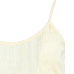 VERO MODA Robe sans manches longue à bretelles Femme JAUNE Sale