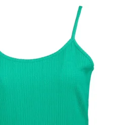 VERO MODA Robe sans manches longue à bretelles Femme VERT
