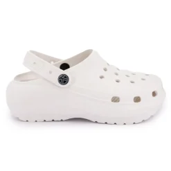 KELARA Sabots en caoutchouc avec plateforme Femme BLANC