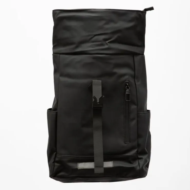 TORRENTE Sac à dos en toile fourre tout avec clip 12x30x45cm Homme NOIR Hot