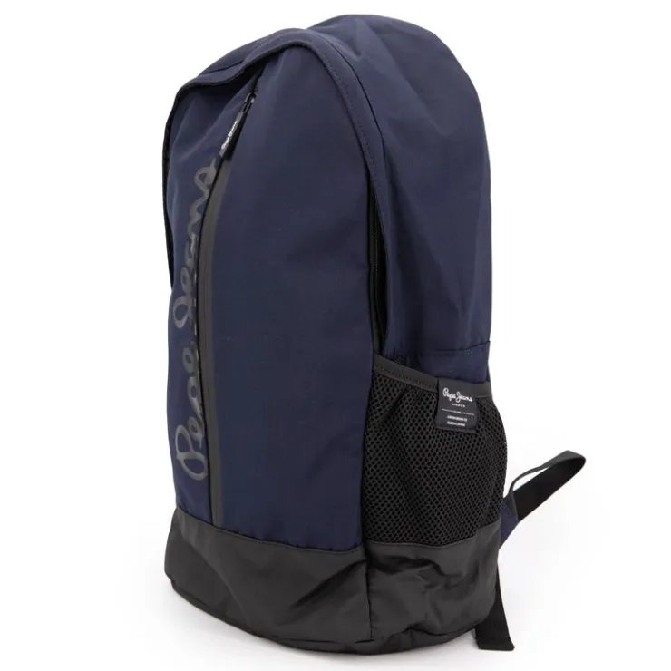 PEPE JEANS Sac à dos multipoches sangles réglables 46x26,5x16,5cm Hank legend Homme BLEU FONCE Sale