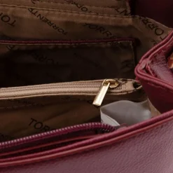 TORRENTE Sac à main avec cadenas 26x20x10cm Femme BORDEAUX Sale