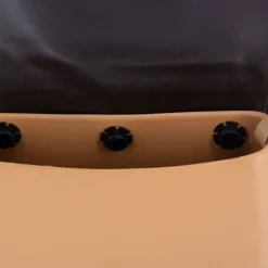 O BAG Sac à main bandoulière amovible rabat 25x20x7cm Femme MARRON Discount