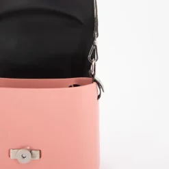 O BAG Sac à main bandoulière amovible rabat fermoir aimanté Femme ROSE Best