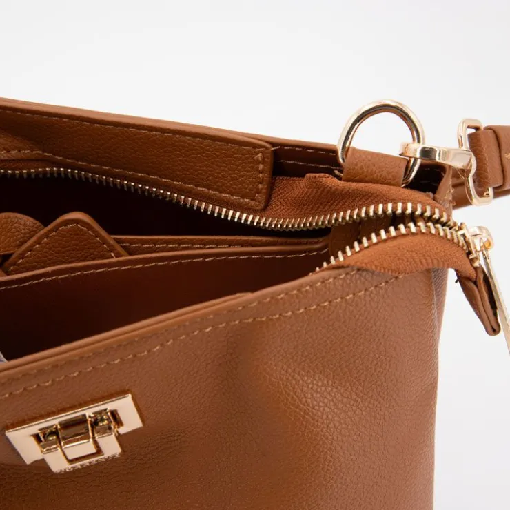 TORRENTE Sac à main similicuir Femme MARRON