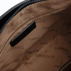 TORRENTE Sac à rabat avec boucle dorée 29x10x23 cm Femme NOIR Sale