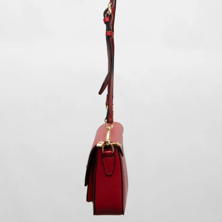 GEORGES RECH Sac à rabat avec clip radja 24x9x16,5 cm Femme ROUGE Discount