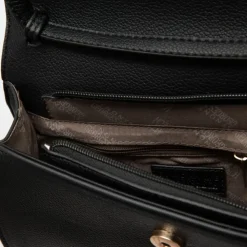 GEORGES RECH Sac à rabat similicuir tallulah 25,5x15,5x6,5cm Femme NOIR New