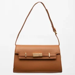 GEORGES RECH Sac à rabat similicuir tallulah 25,5x15,5x6,5cm Femme MARRON Best